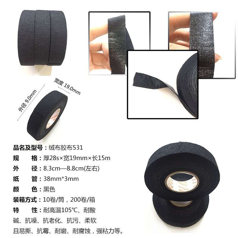 Avtosanoat sohasidagi kabellar va elektr-kabellardagi yopishtiruvchi bantlar